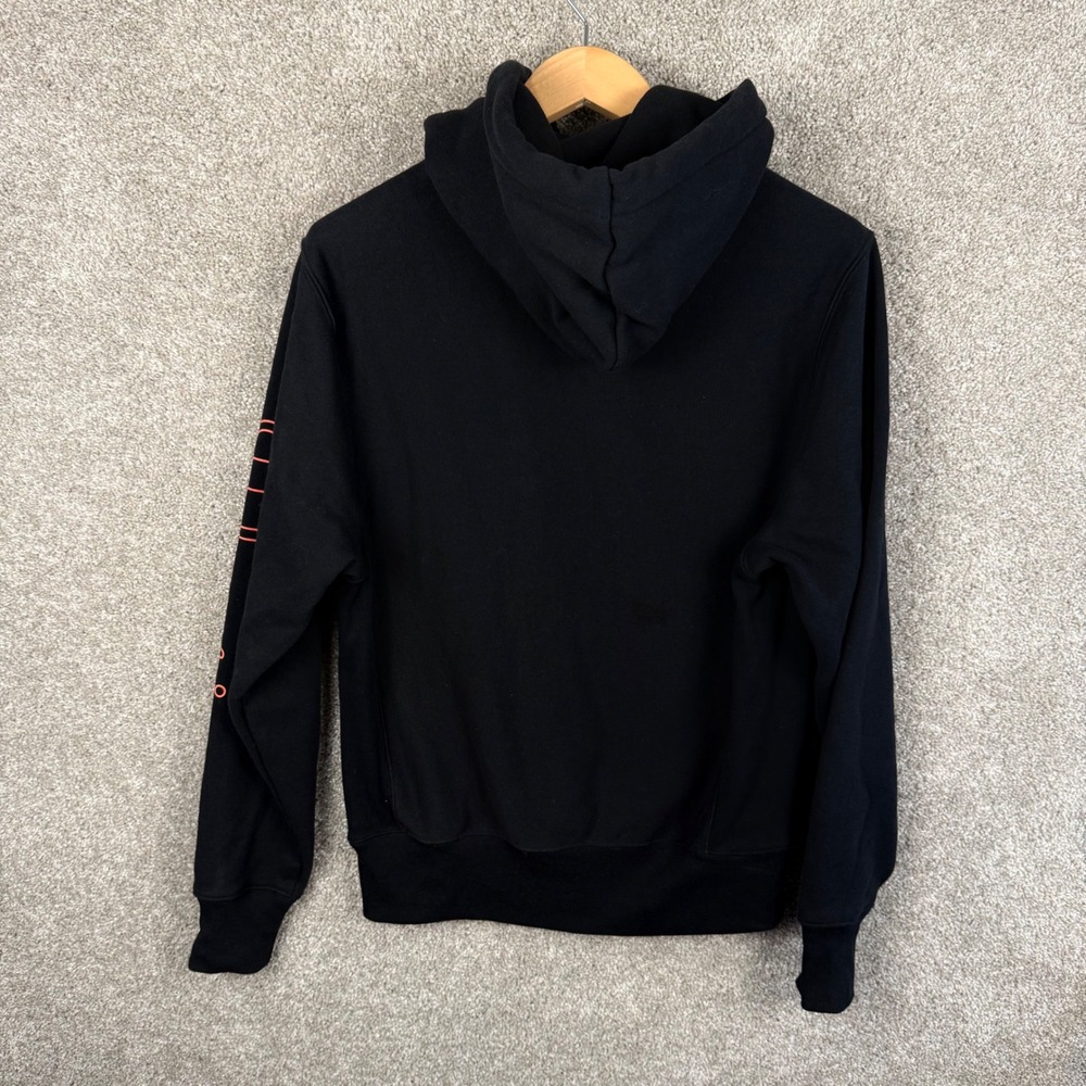 Champion Reverse Weave Cobra Kai No Mercy Hoodie Black Mens Small - Picture 3 of 6